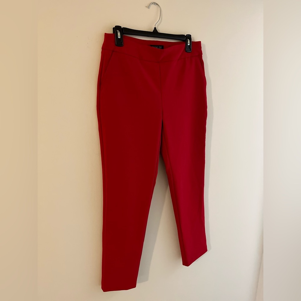 Rachel Zoe Vibrant Red Cropped Pants